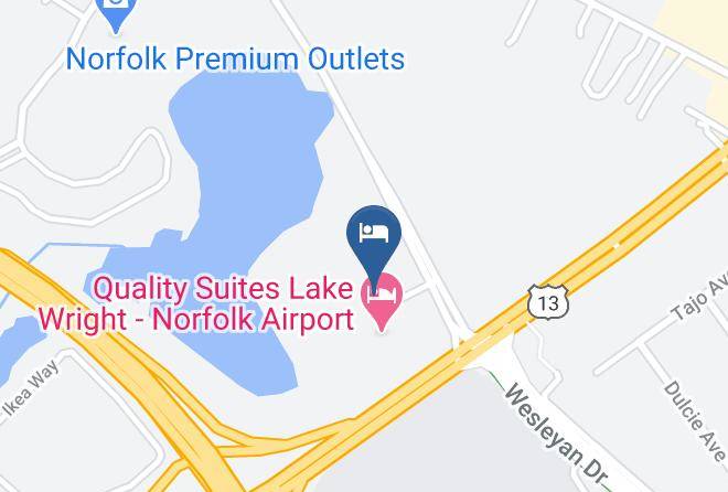Sleep Inn Lake Wright Norfolk Airport Map