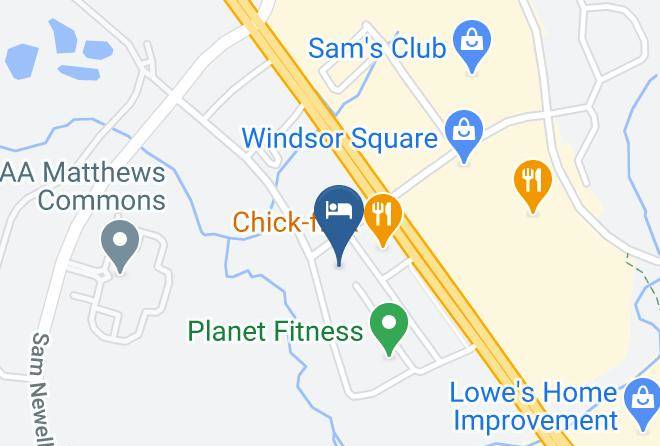Mecklenburg - Sleep Inn Matthews Charlotte Maps