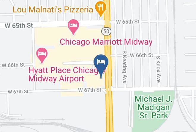 Cook - Sleep Inn Midway Airport Maps