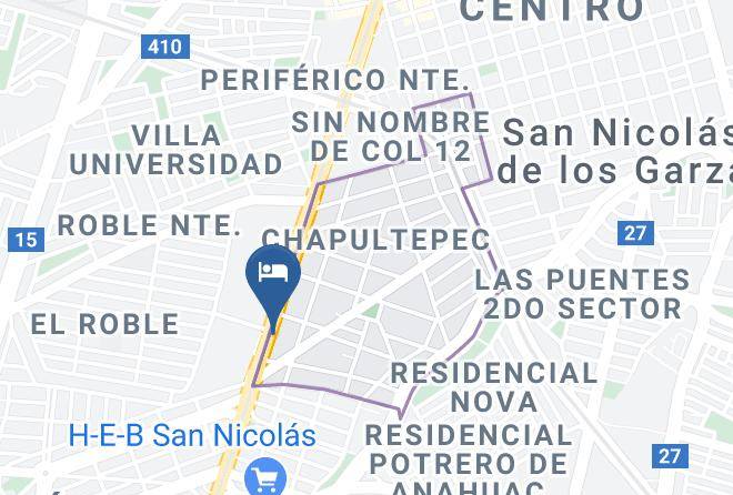 San Nicolas De Los Garza - Sleep Inn Monterrey Norte Maps