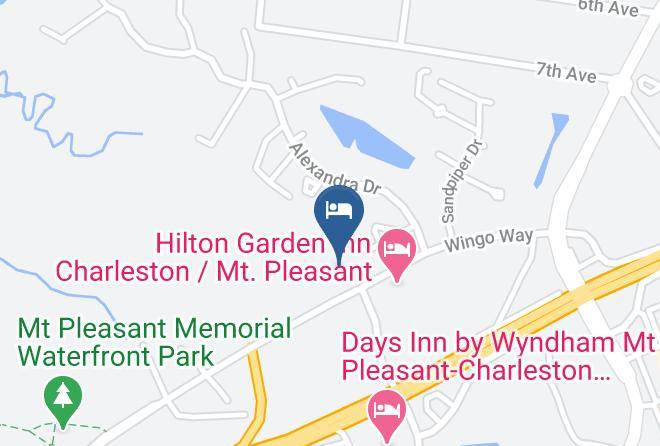 Charleston - Sleep Inn Mt Pleasant Charleston Maps
