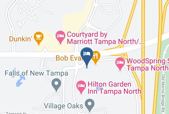 Hillsborough - Sleep Inn Near Busch Gardens Usf Maps