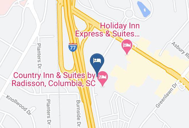 Richland - Sleep Inn Near Ft Jackson Maps