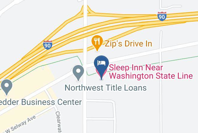 Kootenai - Sleep Inn Near Washington State Line Maps