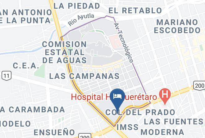 Santiago De Queretaro - Sleep Inn Queretaro Maps