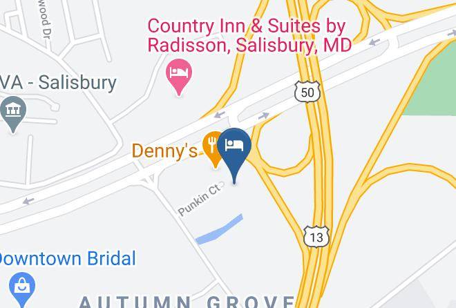 Sleep Inn Salisbury Map