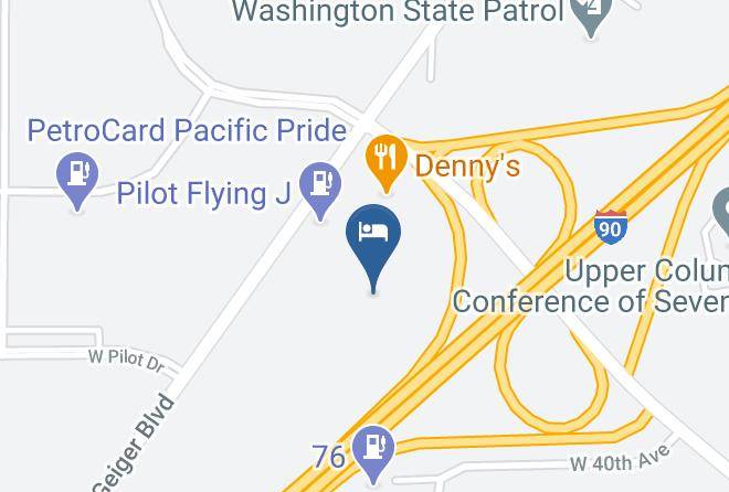 Spokane - Sleep Inn Spokane Airport Maps