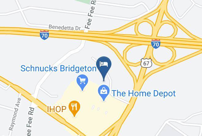 Sleep Inn St Louis Airport Map