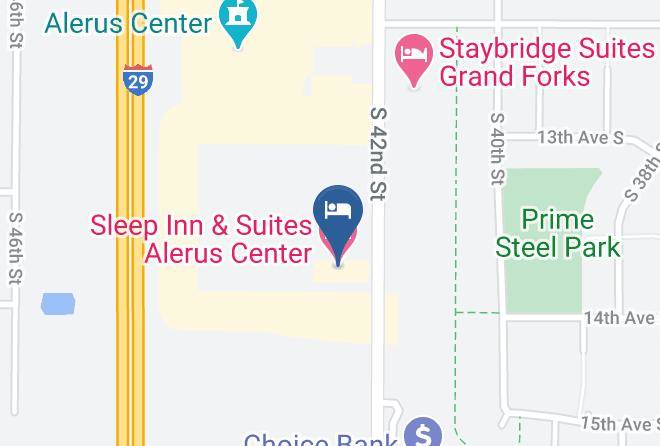 Grand Forks - Sleep Inn & Suites Alerus Center Maps