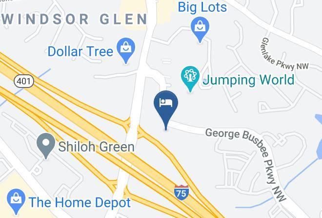 Cobb - Sleep Inn & Suites At Kennesaw State University Maps