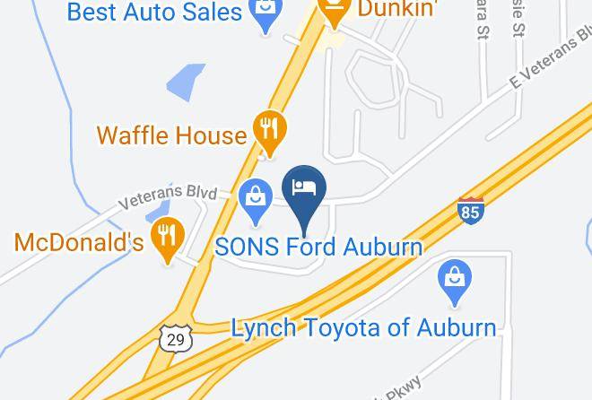 Sleep Inn & Suites Auburn Campus Area I 85 Map