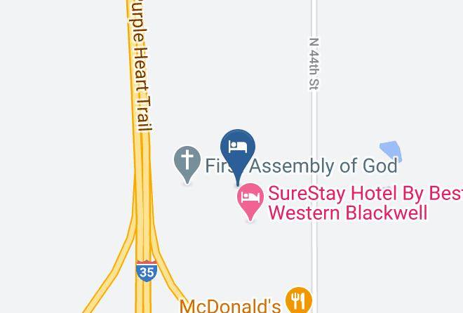 Sleep Inn & Suites Blackwell I 35 Map