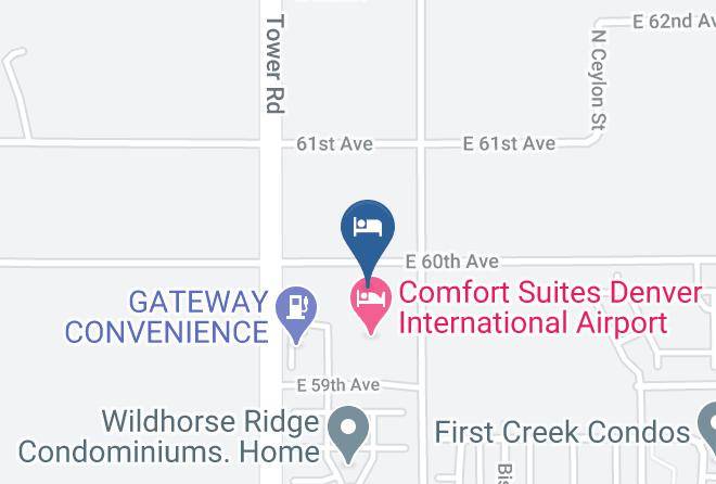 Denver - Sleep Inn & Suites Denver International Airport Maps