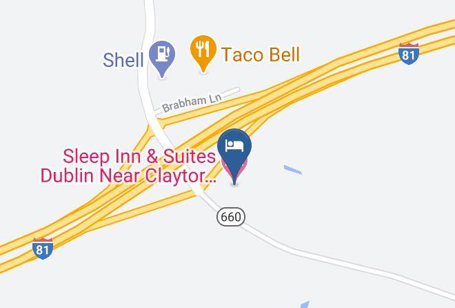 Pulaski - Sleep Inn & Suites Dublin Near Claytor Lake State Park Maps