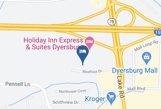 Dyer - Sleep Inn & Suites Dyersburg I 155 Maps