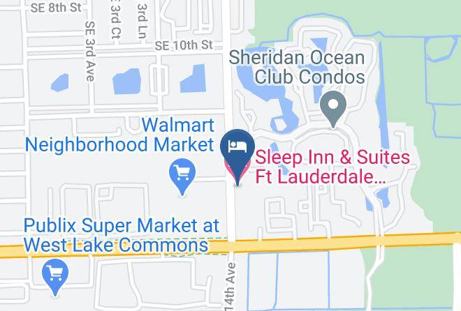 Broward - Sleep Inn & Suites Ft Lauderdale International Airport Maps