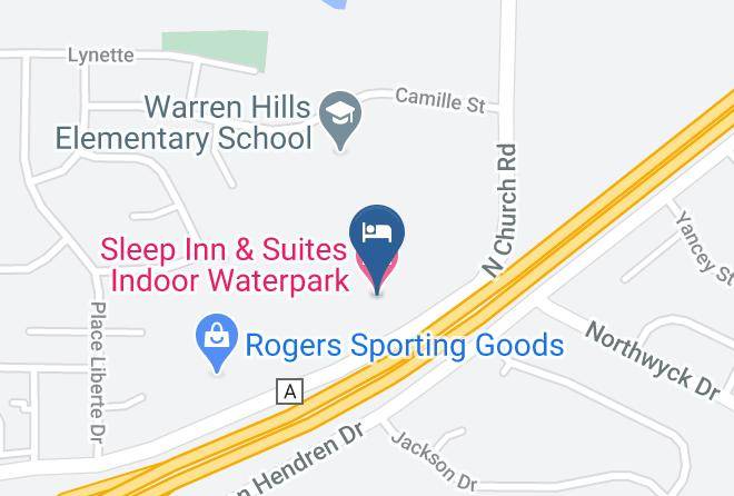 Clay - Sleep Inn & Suites Indoor Waterpark Maps