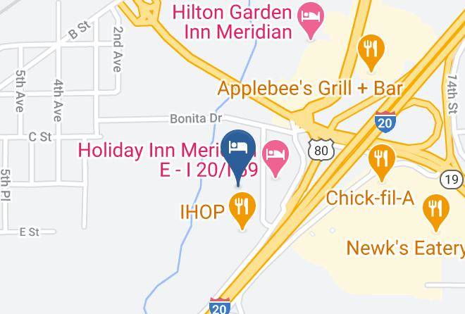 Lauderdale - Sleep Inn & Suites Meridian Maps