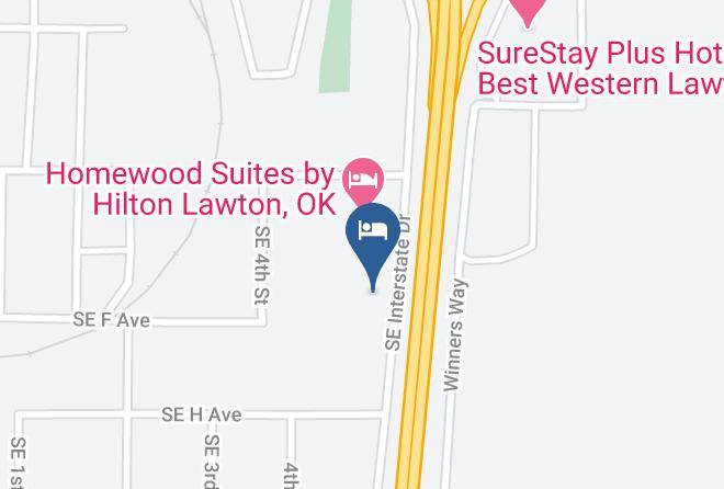 Comanche - Sleep Inn & Suites Lawton Near Fort Sill Maps