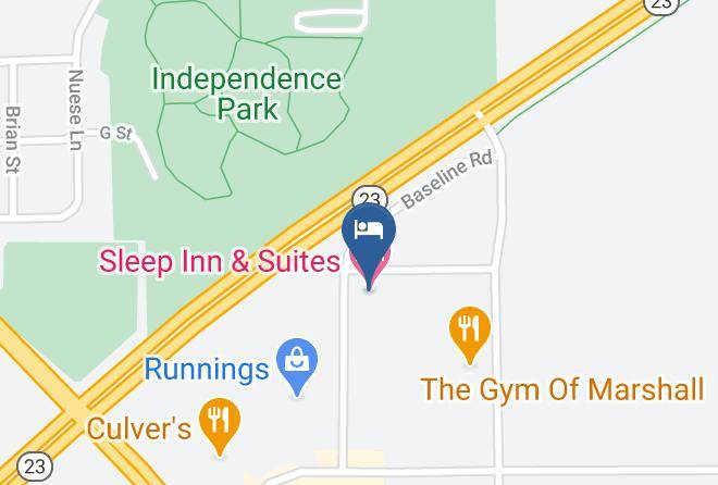 Lyon - Sleep Inn & Suites Marshall Maps