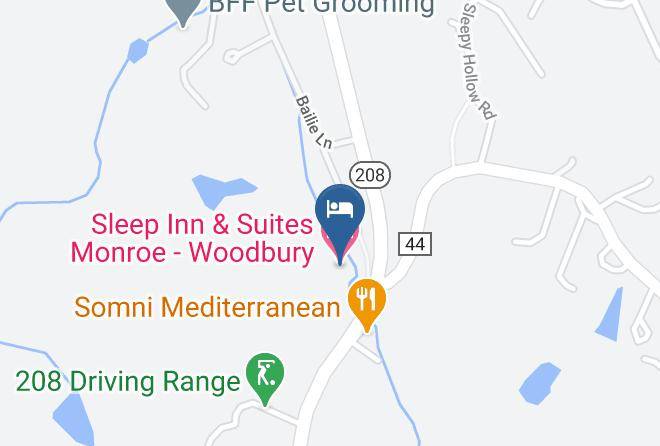 Orange - Sleep Inn & Suites Monroe Woodbury Maps