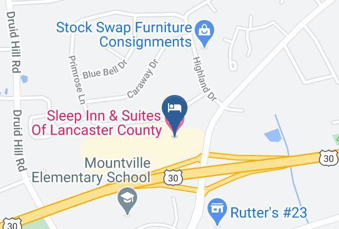 Lancaster - Sleep Inn & Suites Of Lancaster County Maps