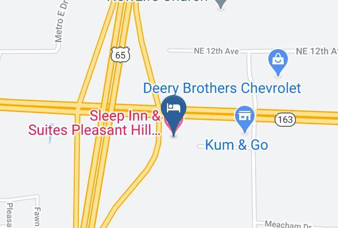 Sleep Inn & Suites Pleasant Hill Des Moines Map
