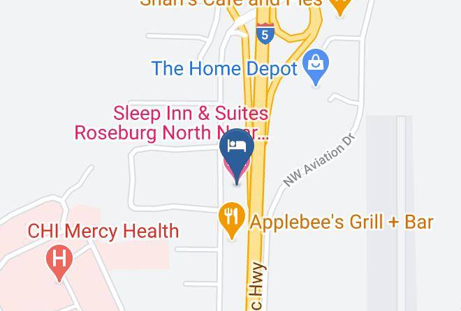 Douglas - Sleep Inn & Suites Roseburg North Near Medical Center Maps