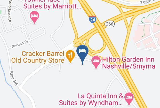 Rutherford - Sleep Inn & Suites Smyrna Nashville Maps