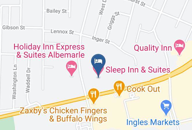 Stanly - Sleep Inn & Suites Albemarle Maps
