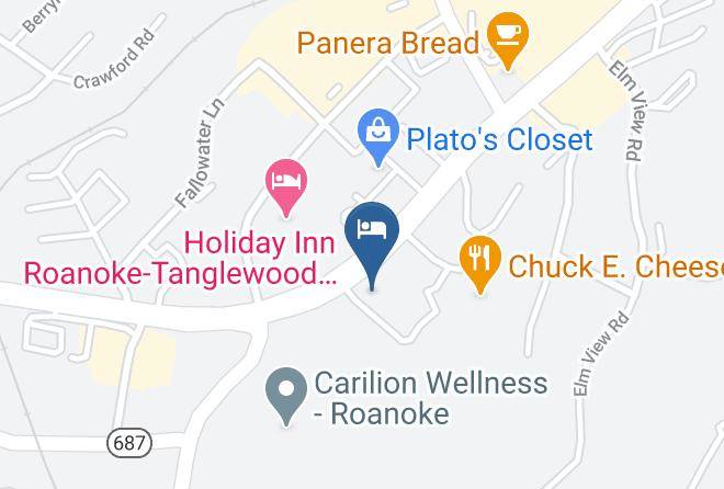 Sleep Inn Tanglewood Map