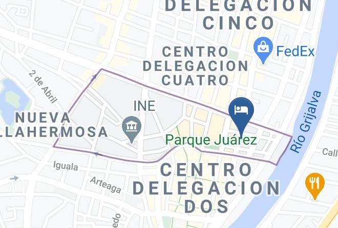 City Centre - Sleep Inn Villahermosa Maps