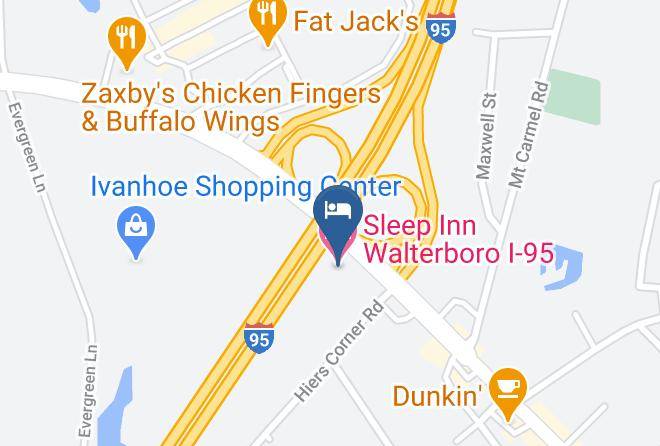 Colleton - Sleep Inn Walterboro I 95 Maps