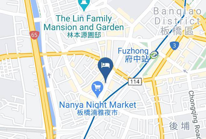 Banqiao District - Sleep Taipei Hotel Nanya Maps