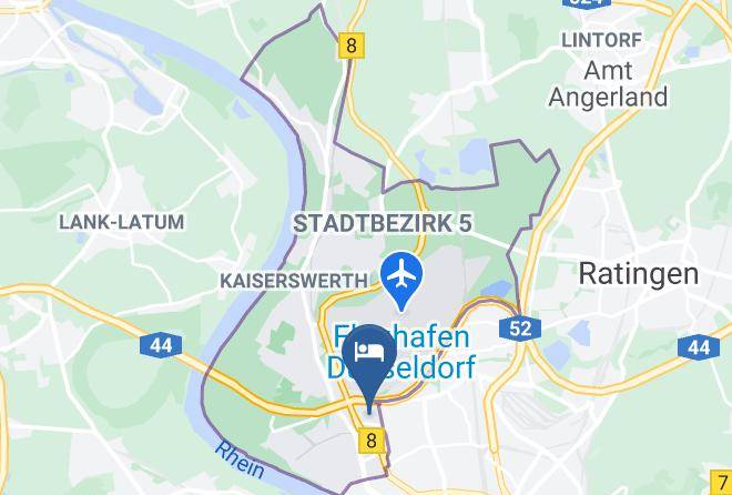 Dusseldorf - Sleepcentral Messe Und Pension Zimmer Handwerkerzimmer Maps