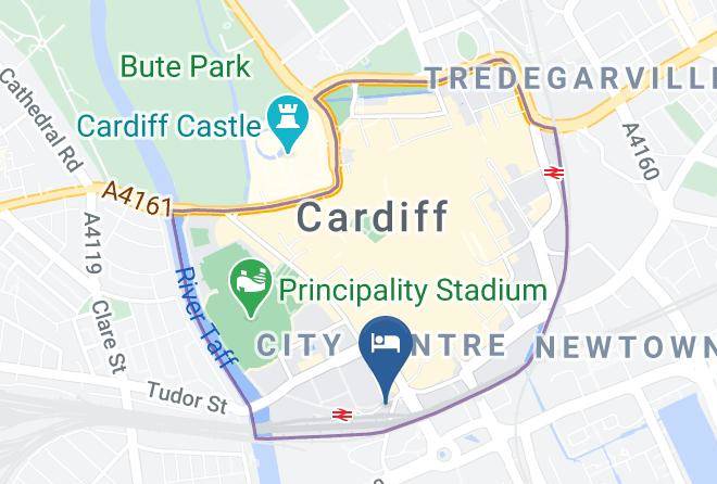 Cardiff - Sleeperz Hotel Maps