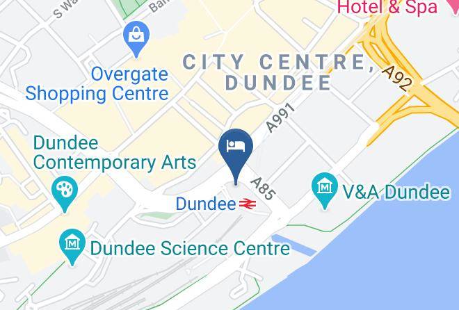 Dundee City - Sleeperz Hotel Dundee Maps