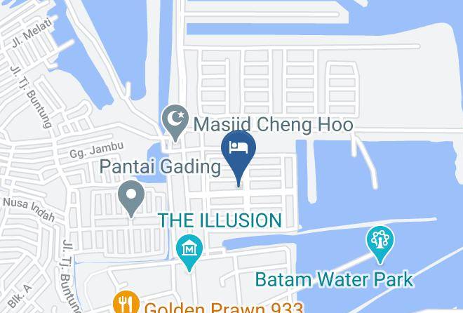 Batam - Sleeprest Golden Prima Maps