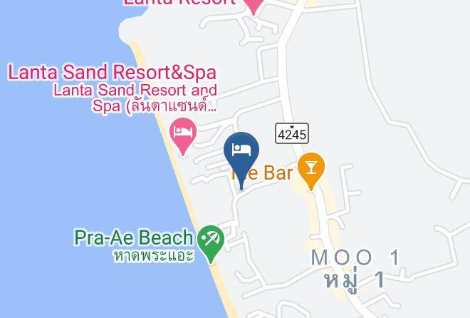 Amphoe Ko Lanta - Sleepwhale Lanta At Long Beach Maps