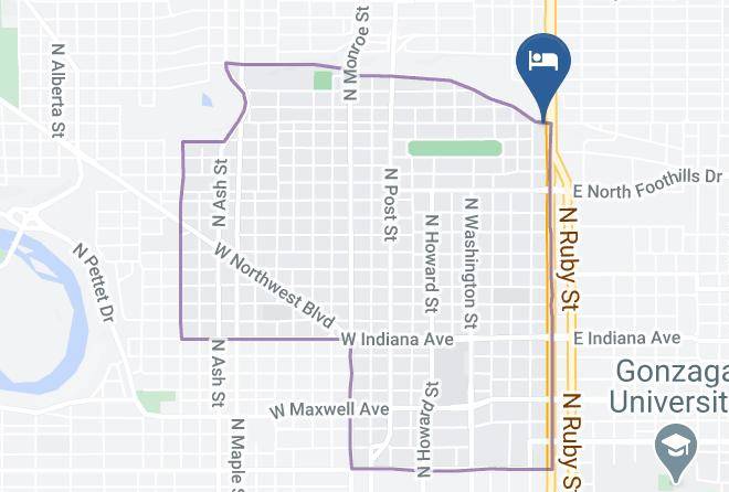 Spokane - Sleepy Lodge Maps