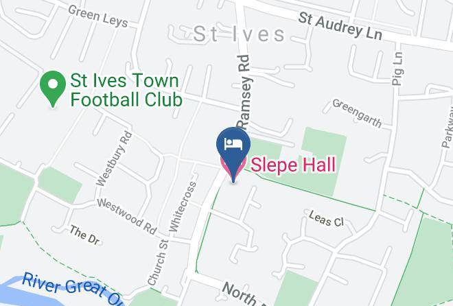 Slepe Hall Hotel Map