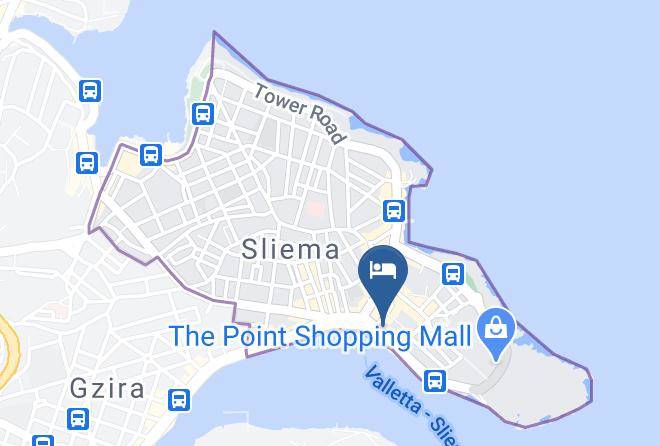 Sliema - Sliema Marina Hotel Maps