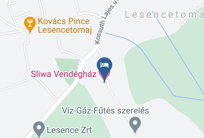 Lesencetomaj - Sliwa Vendeghaz Maps