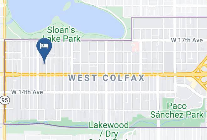 Denver - Sloan's Lake Oasis Amazing Backyard Sleeps 8 Maps