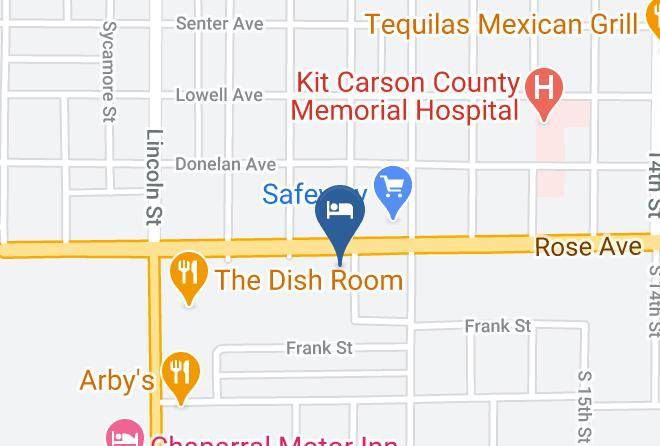 Kit Carson - Sloan's Motel Burlington Maps