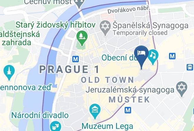Prague - Hotel Golden Angel Maps