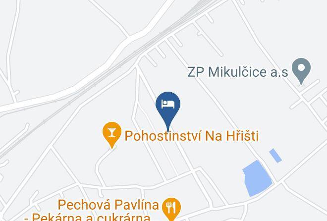 Hodonin - Slovansky Penzion Maps