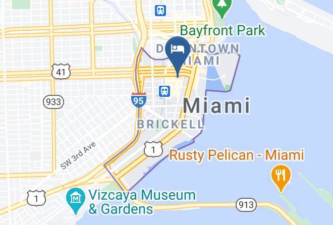 Sls Lux Brickell Map