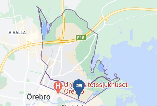 Orebro - Slussen Bed And Breakfast Maps