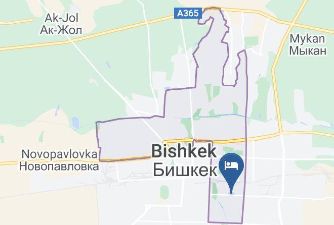Bishkek - Small Hotel Maps